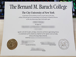 CUNY Baruch College diploma, CUNY Baruch College degree, fake Baruch College certificate,
