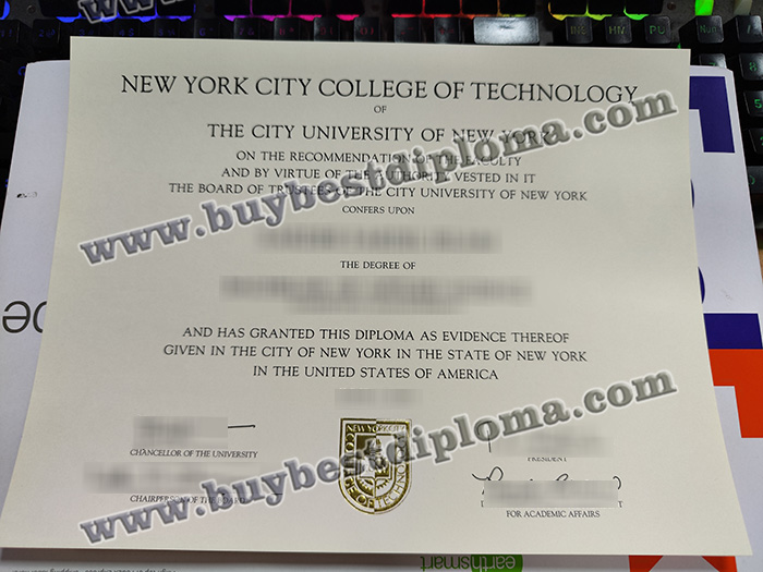 New York City College of Technology degree, CUNY City Tech diploma,