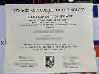 New York City College of Technology degree, City Tech diploma,
