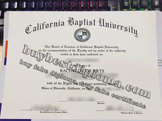 California Baptist University diploma, fake California Baptist University degree,