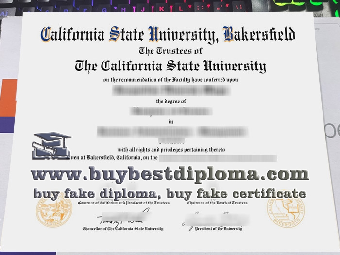 California State University Bakersfield diploma, CSU Bakersfield degree,