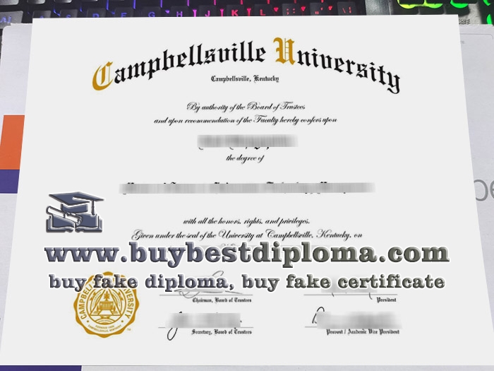 Campbellsville University diploma, fake Campbellsville University degree.