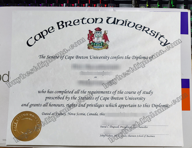 Cape Breton University diploma, buy Cape Breton University degree,