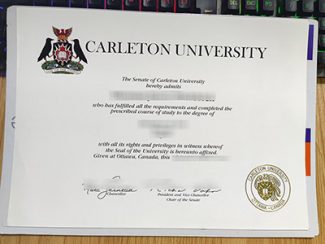 Carleton University fake diploma, Carleton University degree,