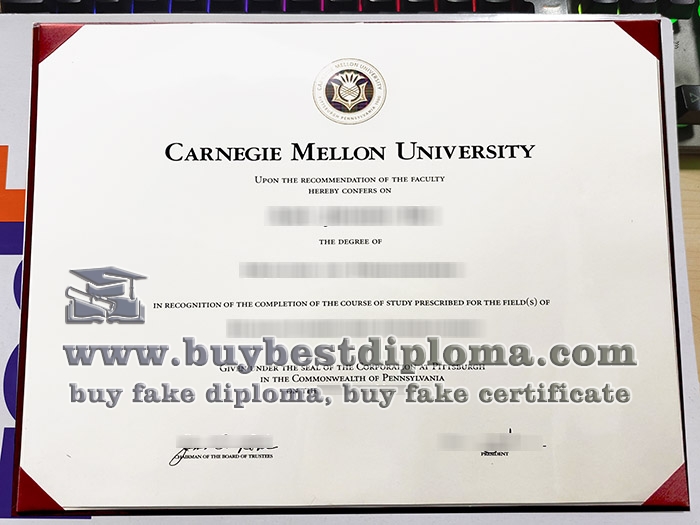 Carnegie Mellon University diploma, fake CMU certificate,