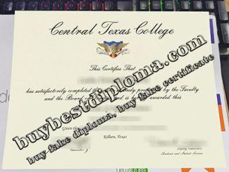 Central Texas College diploma, Central Texas College certificate,