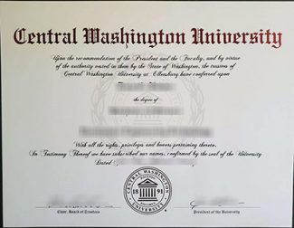 Central Washington University diploma, fake CWU degree certificate,