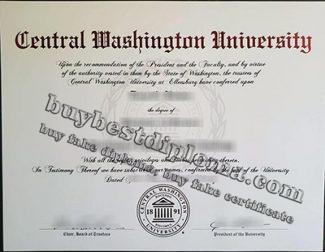 Central Washington University diploma, fake CWU degree certificate,