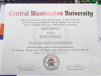 Central Washington University diploma, Central Washington University degree,