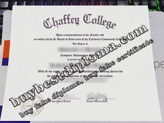 Chaffey College diploma, Chaffey College associate degree,