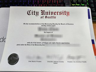 City University of Seattle diploma, City University of Seattle certificate,
