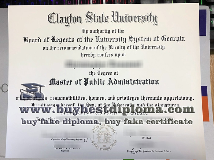 Clayton State University diploma, Clayton State University degree,