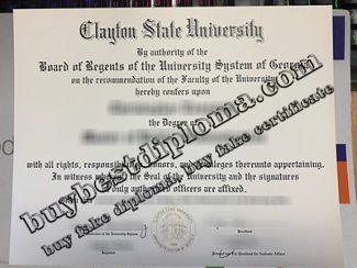 Clayton State University diploma, Clayton State University degree,