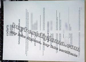 Codarts hogeschool getuigschrift, Codarts hogeschool certificate, Codarts University for the Arts diploma,