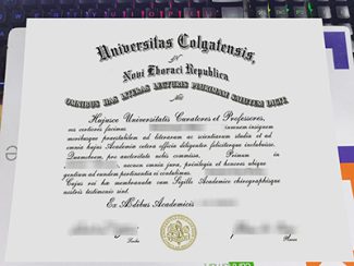 Colgate University diploma, Colgate University certificate,