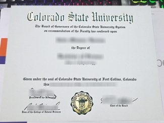Colorado State University diploma, fake Colorado State University degree,