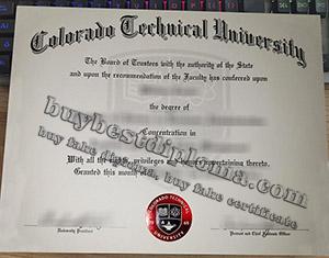 Colorado Technical University diploma, Colorado Technical University degree, fake CTU certificate,