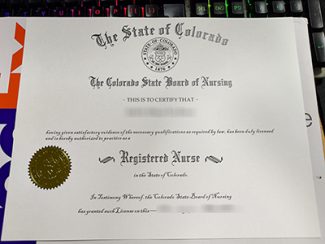 Colorado RN license, Colorado registered nurse certificate,