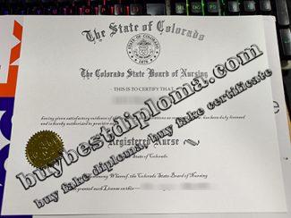 Colorado RN license, Colorado registered nurse certificate,