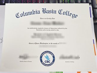 Columbia Basin College diploma, Columbia Basin College certificate,