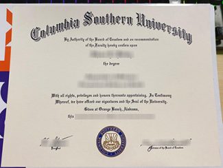Columbia Southern University diploma, fake Columbia Southern University degree,