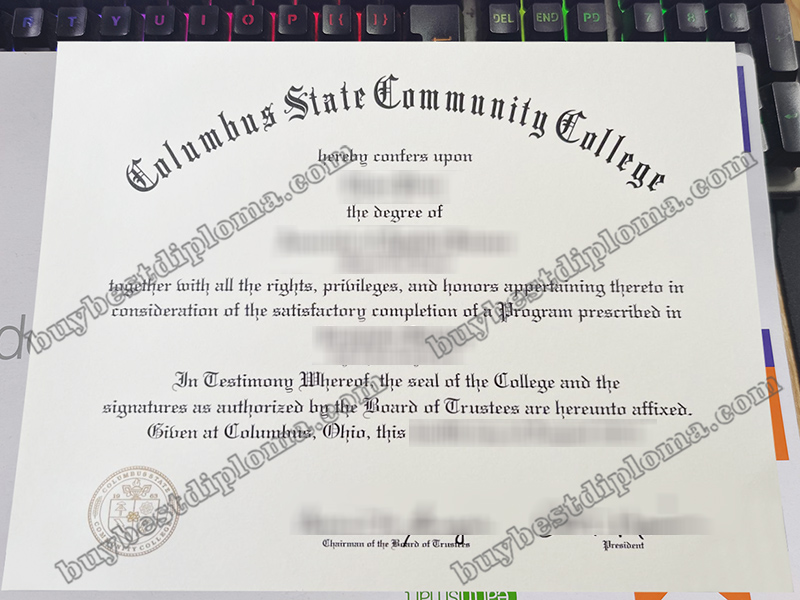 Columbus State Community College diploma, Columbus State Community College certificate,