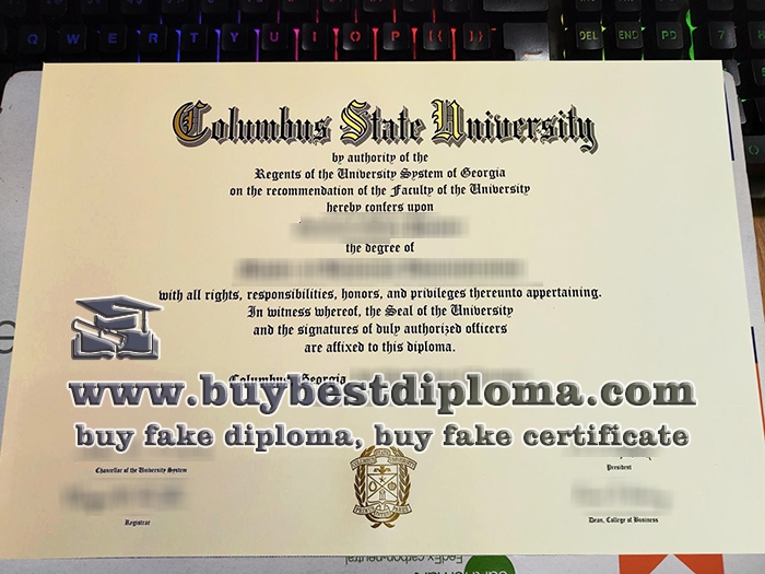 Columbus State University diploma, Columbus State University degree,