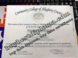 Community College of Allegheny County diploma, Community College of Allegheny County certificate,