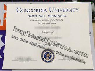 Concordia University Saint Paul diploma, fake Concordia University Saint Paul degree,