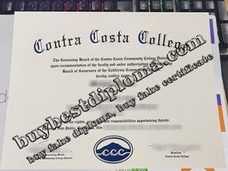 Contra Costa College diploma, Contra Costa College certificate,