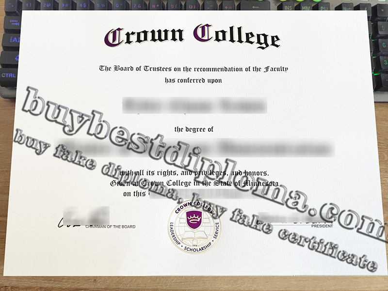 Crown College diploma, Crown College certificate,