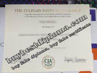 Culinary Institute of America diploma, fake Culinary Institute of America certificate,