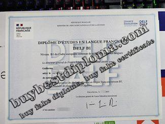 DELF B1 diplôme, DELF certificate 2023,