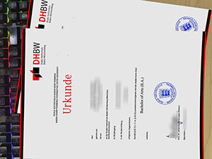 DHBW urkunde, fake DHBW diploma, Duale Hochschule baden-württemberg degree, Baden-Württemberg Cooperative State University diploma,