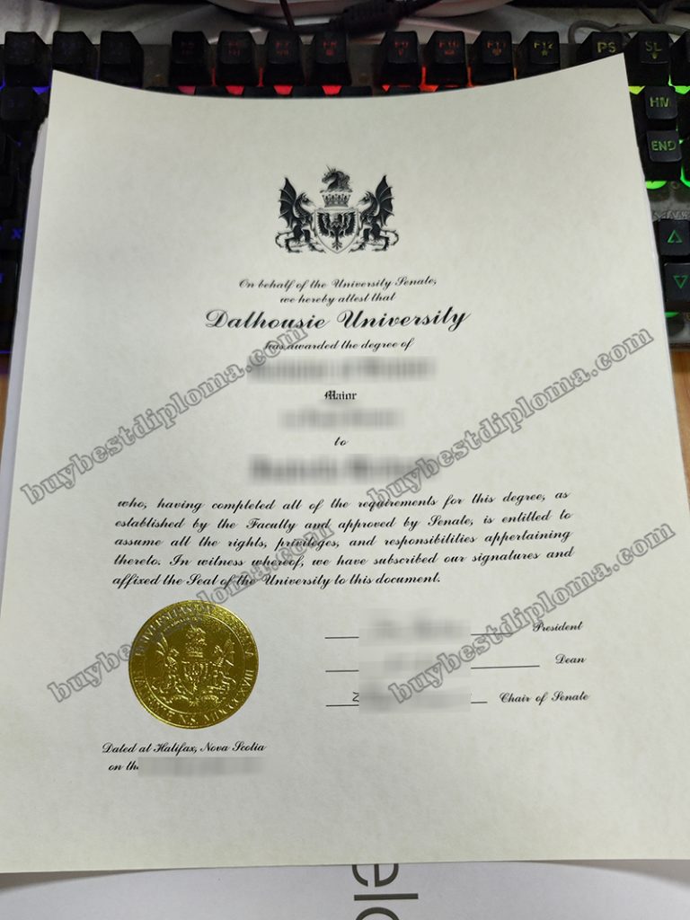 Dalhousie University diploma, Dalhousie University fake certificate,