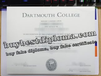 Dartmouth College diploma