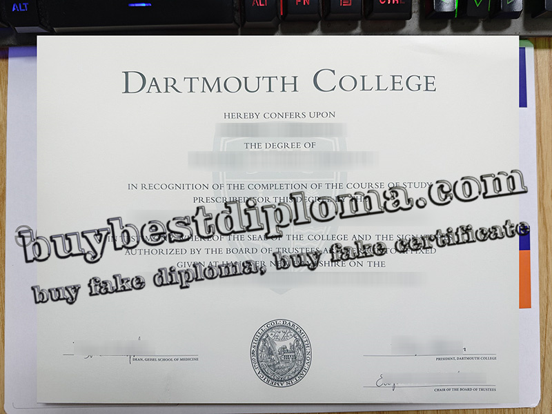 Dartmouth College diploma