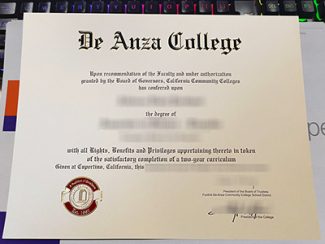 De Anza College diploma, De Anza College associate degree,
