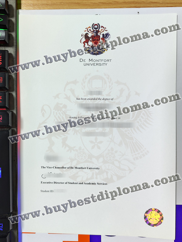 De Montfort University degree, De Montfort University diploma,