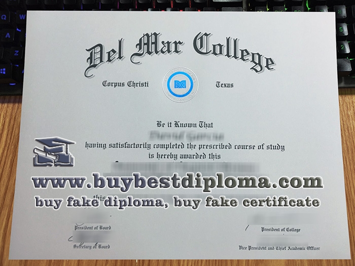 Del Mar College diploma, Del Mar College associate degree,