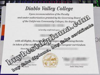 Diablo Valley College diploma, Diablo Valley College certificate,