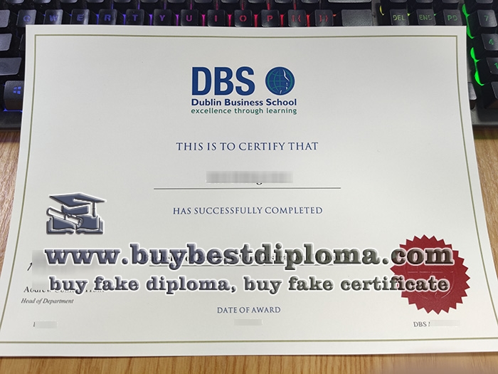 Dublin Business School degree, Dublin Business School diploma,