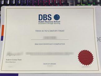 Dublin Business School diploma, fake DBS certificate, Dublin Business School degree,