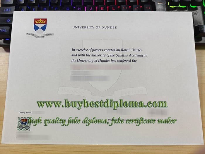 University of Dundee degree, University of Dundee diploma,