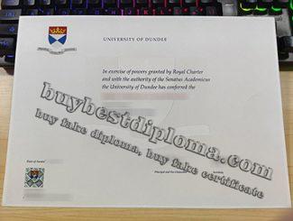 fake University of Dundee degree