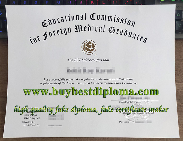 fake ECFMG certificate,