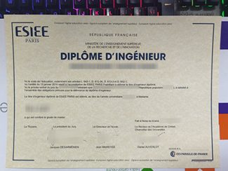 ESIEE Paris diplome, ESIEE Paris certificate,