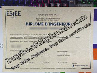 ESIEE Paris diplome, ESIEE Paris certificate,