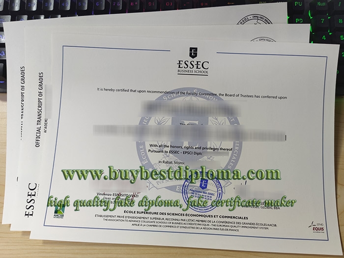 buy fake ESSEC business school diploma