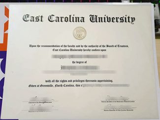 East Carolina University diploma, East Carolina University degree,
